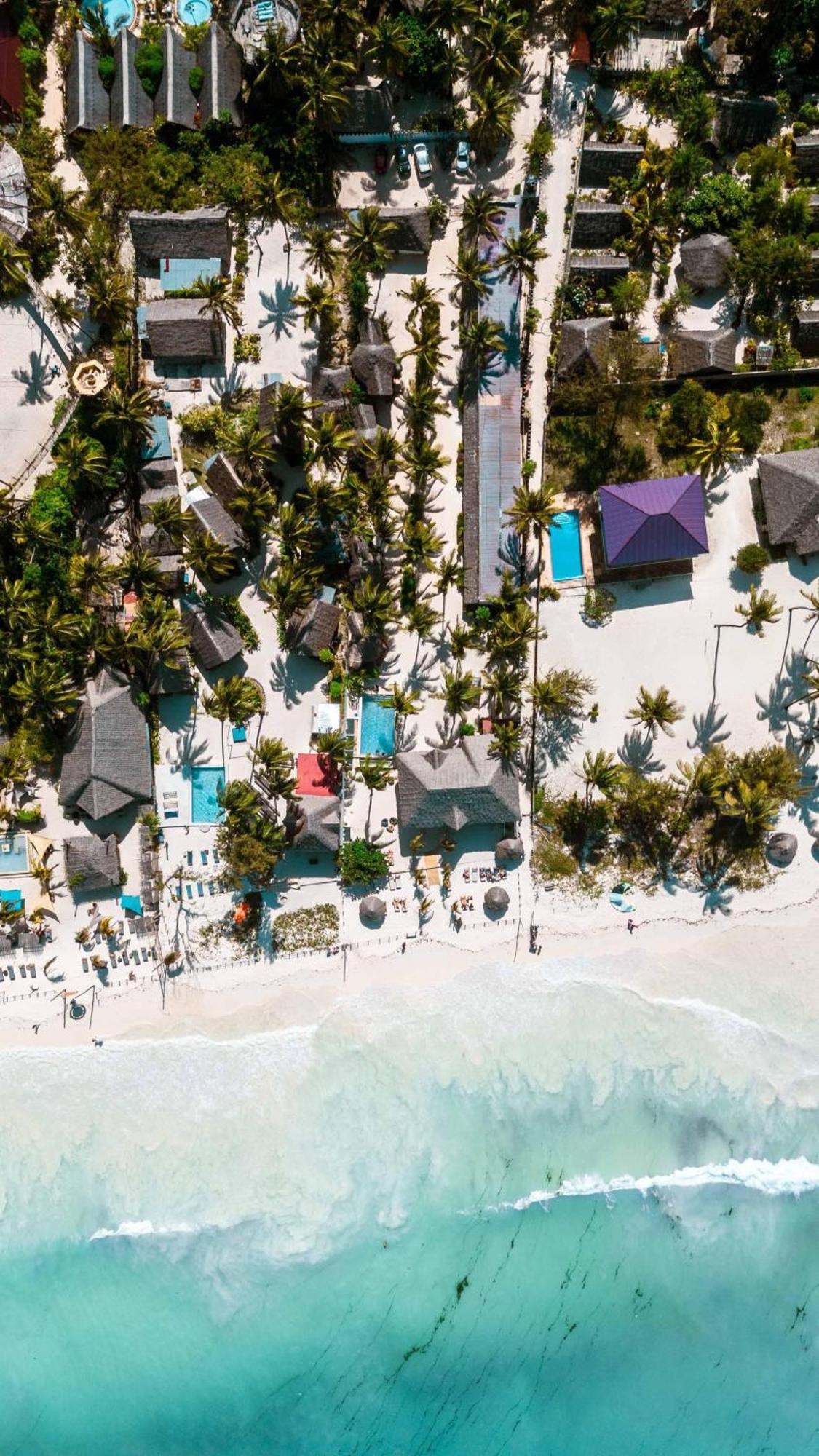 Maisha Matamu Beach Hotel Paje Bagian luar foto
